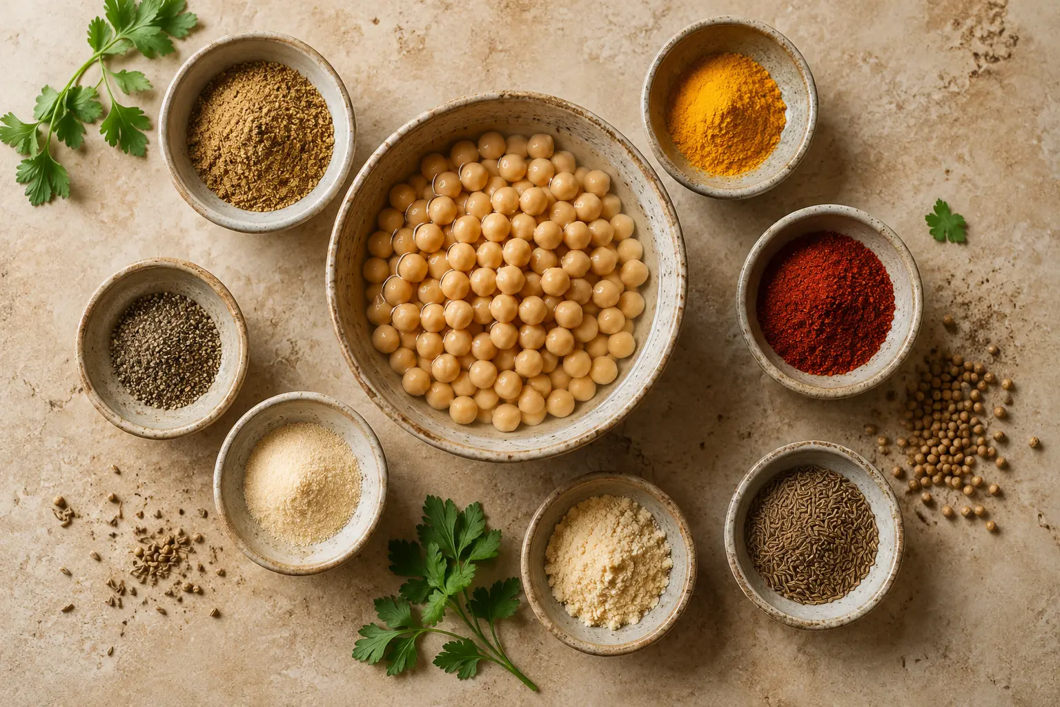 اصلی ترین ادویه فلافل